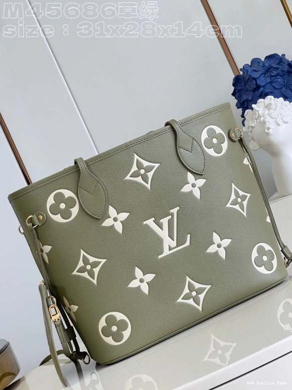 Aaa replica bags NEVERFULL LOUIS VUITTON MM 0801